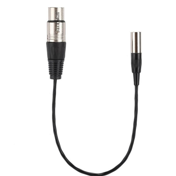 Lightweight 30cm Mini XLR 3Pin to XLR Cable for SLR Camera Mini XLR Audio Cable